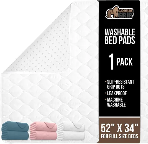 Vista 34 de Gorilla Grip Cubierta para colchón resistente a filtraciones Cubierta para colchón de niños pequeños con incontinencia con certificación