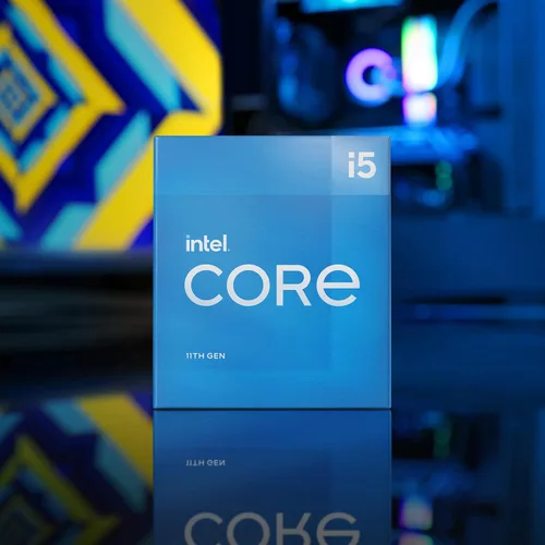 Vista 2 de Intel® Procesador de sobremesa Core™ i5-11400 de 6 núcleos de hasta 4,4 GHz LGA1200 (Intel® serie 500 y chipset selecto serie 400) 65 W