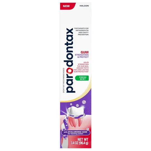 Vista 16 de parodontax Gum Strengthen and Protect Fresh Mint Pasta de dientes, 3.4 oz (paquete de 3)
