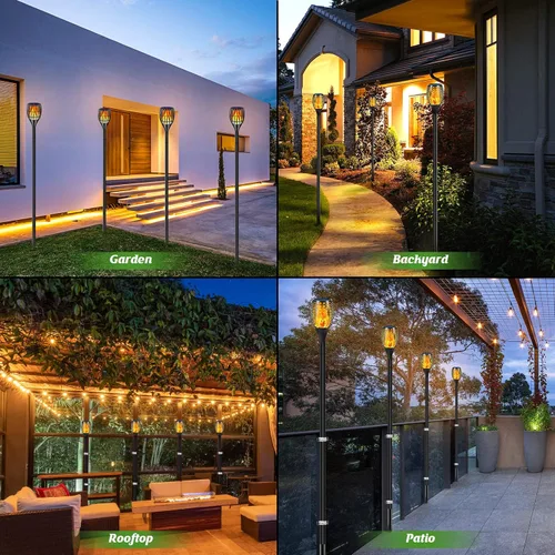 Vista 5 de ZOOHAR Kit de extensión de poste de luz para exteriores, poste de mejora de altura de luz solar de acero inoxidable de 55 pulgadas/4.6 pies