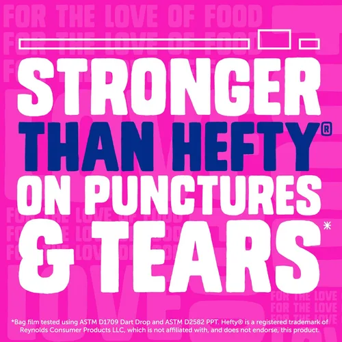 Vista 4 de Ziploc Quart Food Storage Bags, Stand-Up Bottom, Easy to Fill, 76 Count (Packaging May Vary)