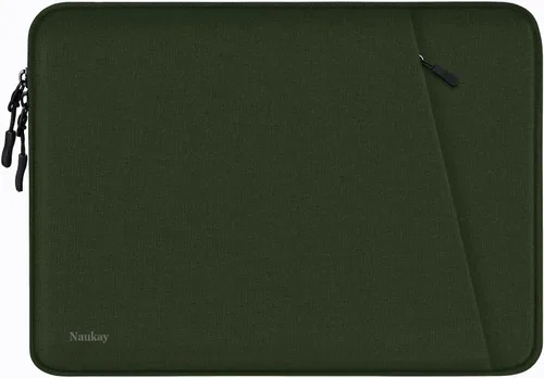 Vista 12 de Funda para laptop de 13.3 pulgadas, a prueba de golpes, funda protectora para computadora con bolsillo para accesorios, bolsa para laptop compatible