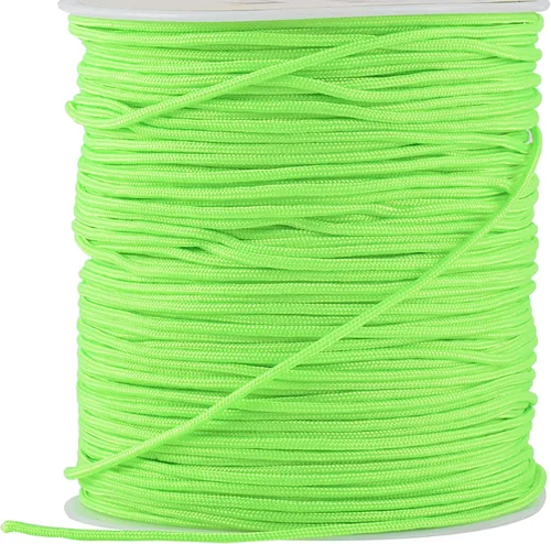 Vista 106 de KONMAY 1 rollo de cuerda de nailon de 150 yardas, trenzado de 0.016 in de nailon Shamballa Macramé/cordón de cuentas, cordón de nudo chino, cuerda