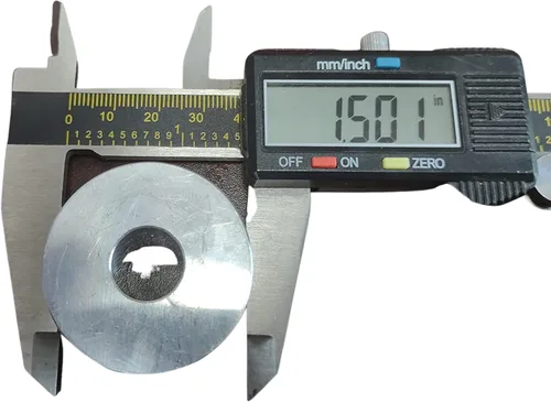 Vista 3 de Smoke Daddy - Buje de aluminio para parrillas de pellets y ahumadores, mejora tu buje de plástico Ajuste universal resistente al calor