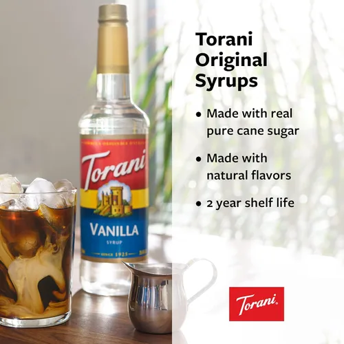 Vista 6 de Torani Jarabe, almendra, botella de 12.7 onzas