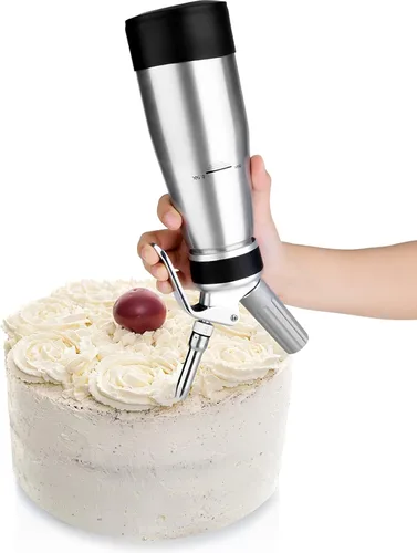 Vista 4 de Soda Machine Cream Soda Machine, Cream Whipper, Aluminum for Coffee Waffles