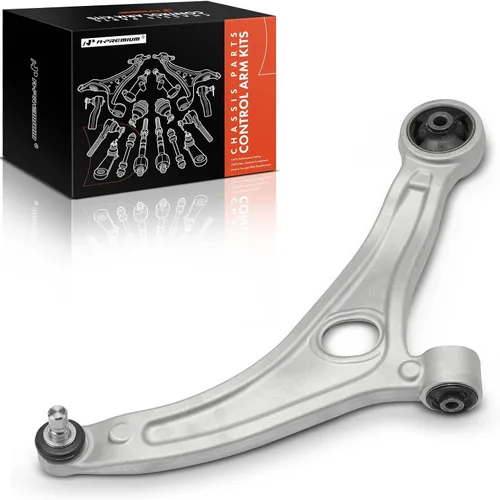 A-Premium Brazo de control inferior delantero derecho, con rótula y buje, compatible con Hyundai Sonata 2011-2015, Azera 2015-2017 y Kia Optima
