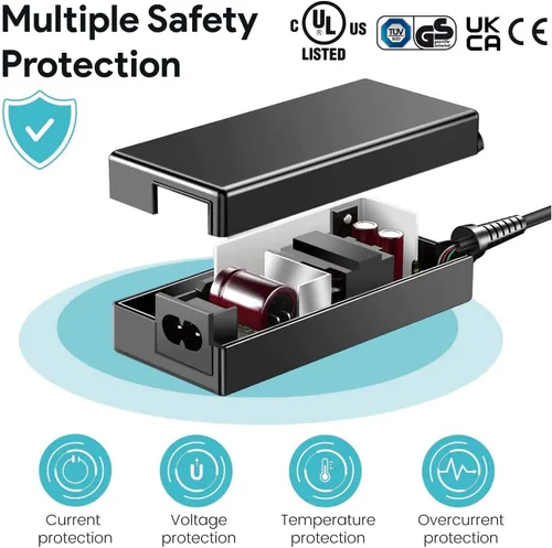Vista 4 de KFD Adaptador de corriente alterna de 19 V para ViewSonic M1 M 1 Plus M1Plus M1+ Proyector LED de cine portátil VS17337 VS18242 Cargador View Sonic