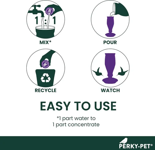 Vista 5 de Perky-Pet Concentrado líquido de néctar de colibrí transparente en lata de aluminio reciclable, 4 latas, 12 onzas cada una, hace 96 onzas en total