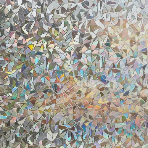 Vista 8 de LEMON CLOUD Película estática opaca para ventana, privacidad total, adhesiva, película decorativa esmerilada para ventana, tinte de oscurecimiento