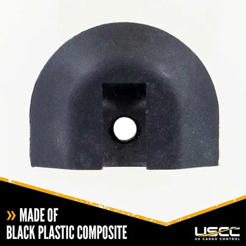 Vista 4 de US Cargo Control Tapas de extremo en ángulo para rieles de rieles en L (4 unidades), tapas de extremo en L que eliminan los bordes afilados