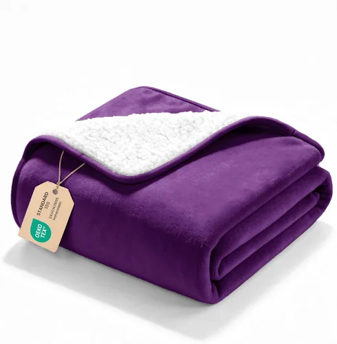 Vista 32 de gogobunny - Manta impermeable y reversible de vellón Sherpa para perro, cachorro, gato; protege la cama, el sofá y el sillón de líquido, orina