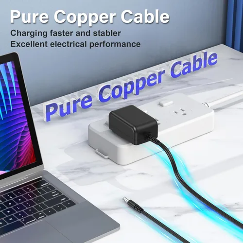 Vista 2 de Cable de alimentación de 31 V con certificación UL para ORFELD VC818 BL818 C10G C10A B08 cargador de vacío inalámbrico de repuesto adaptador de CA