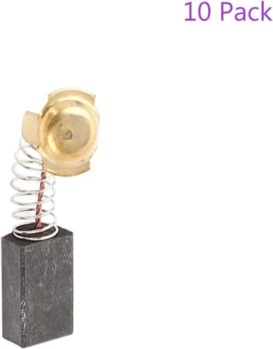 Vista 6 de DMiotech Paquete de 10 cepillos de carbono de 0.669 in x 0.433 in x 0.276 in para motor eléctrico