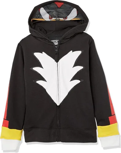 Sega Sonic The Hedgehog Shadow Costume Zip Up Fleece Hoodie-Boys 4-20