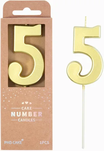 Vista 26 de PHD CAKE Velas de Cumpleaños de Oro Moderno Número 0 de 2.76 Pulgadas, Velas de Número Dorado, Velas de Número para Pastel, Celebración de Fiesta