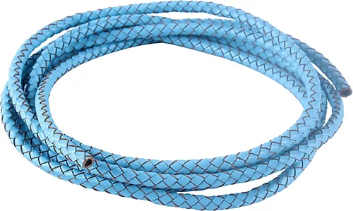 Vista 49 de KONMAY - Cordón de cuero trenzado genuino de 5 yardas, 3.0mm, marrón antiguo, redondo, para cuerda de bolo