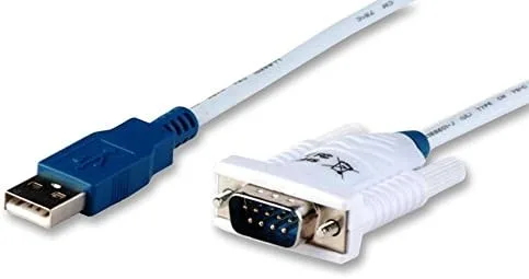 FTDI - Cable USB, 2M (azul, 6.56 pies, macho a hombre, UT232R-200) para PC, impresora y otros dispositivos RS232