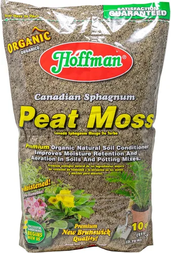 Hoffman 15503 Musgo de turba esfagnum canadiense, 10 cuartos