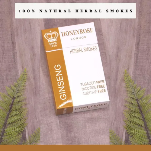 Vista 5 de Honeyrose Ginseng - Cigarrillos de hierbas sin tabaco y nicotina