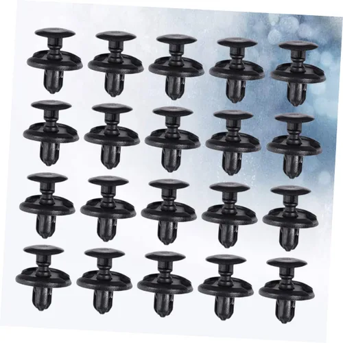 Vista 4 de VICASKY Clips de sujeción de poliformaldehído fuertes remaches tipo empuje para parachoques de coche, 80 piezas, juego de sujetadores de parachoques