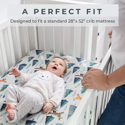 Vista 6 de Pobibaby Premium - Sábanas bajeras con bonitos estampados para cunas, moisés y cambiadores.