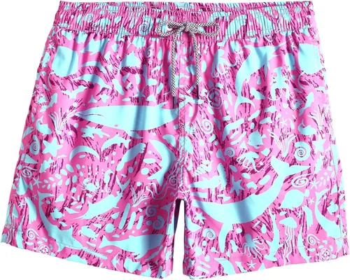Vista 37 de maamgic Mens Swim Trunks 5" Quick Dry Beach Shorts Bathing Suits with Mesh Lining Pockets