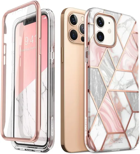 i-Blason Cosmo Series - Funda para iPhone 12 / iPhone 12 Pro 5G de 6.1 pulgadas (versión 2020), funda protectora delgada de cuerpo completo con