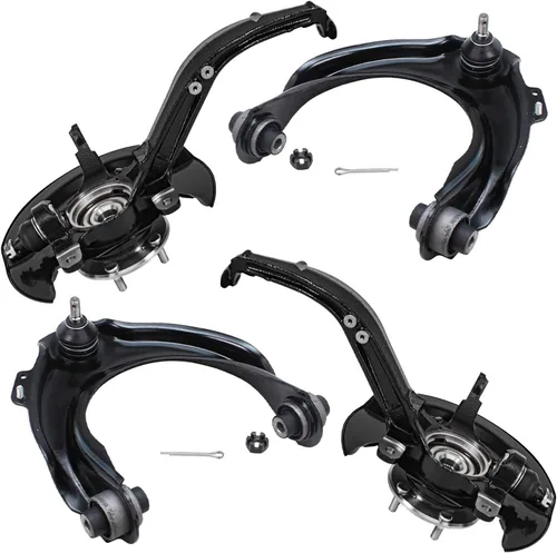 Vista 37 de Detroit Axle - Ejes de eje delantero izquierdo derecho CV + brazos de control delanteros inferiores de repuesto para Ford Focus 2000-2004 - Juego