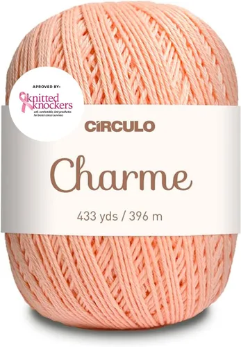 Vista 22 de CIRCULO Charme - Paquete de hilo para tejer y ganchillo, 3 bolas de 100% algodón virgen brasileño mercerizado, peso deportivo suave, color 2012