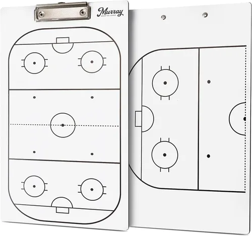 Vista 10 de Murray Sporting Goods sujetapapeles para entrenadores de borrado en seco Pizarra blanca de doble cara