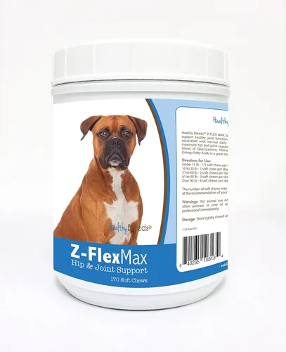 Vista 33 de Healthy Breeds German Shepherd Z-Flex Max - Masticables suaves para cadera y articulaciones, 170