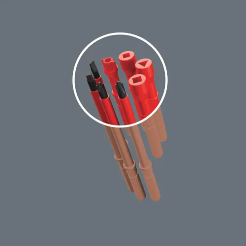 Vista 6 de WERA 05136027001 Kraftform Kompakt VDE 17 Extra Slim 1, 16 Piezas