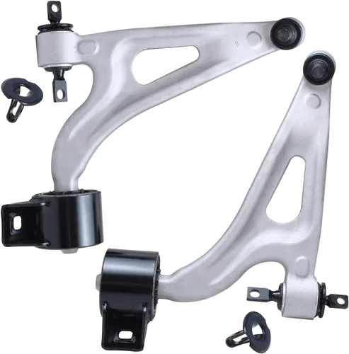 Vista 114 de Detroit Axle - Kit de brazos de control delanteros de 4 piezas para Nissan Cube 2009-2014, Nissan Versa 2007-2012 2 brazos de control inferiores