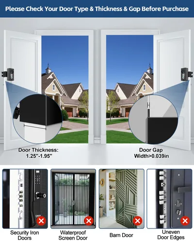 Vista 3 de Soporte para Timbre de Video Inalámbrico para Ring/Blink, Compatible con Ring 4/3/2/1, Soporte de Cámara Antirrobo Sin Taladro, Soporte para Cámara