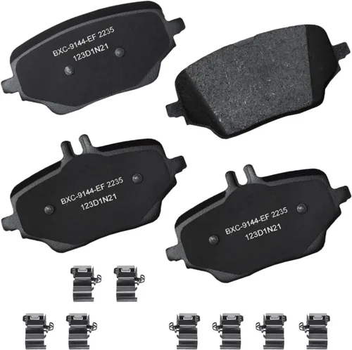 Vista 208 de Pastillas de freno traseras cerámicas Bendix Premium SBC1337 para Cadillac CTS 2014-2008, SRX 2016-2010, Chevrolet Camaro 2015-2010, Saab 9-4X 2011