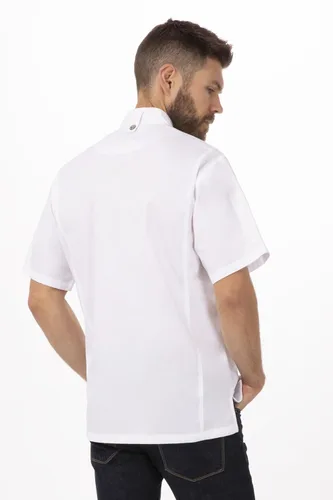 Vista 2 de Chef Works Springfield - Abrigo de chef para hombre