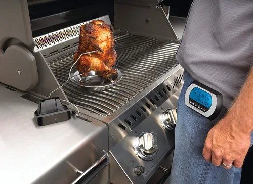 Vista 3 de Napoleon Accesorio para parrilla de barbacoa - Termómetro digital inalámbrico PRO - 70006 - Termómetro inalámbrico para carne y alimentos, rango