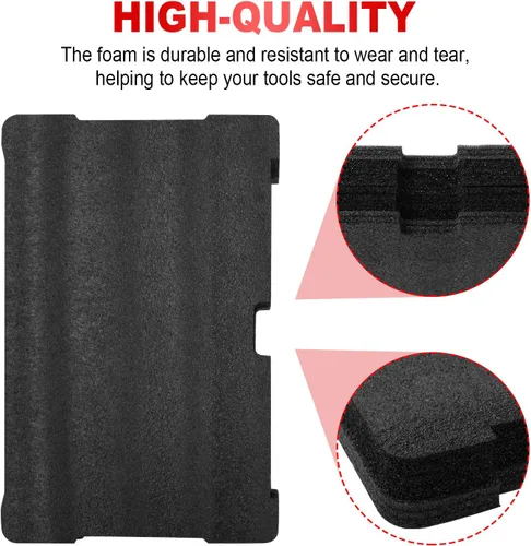 Vista 2 de 48-22-8451 Insertos de espuma para cajas de herramientas de cajones Milwau-kee Packout, compatibles con 48-22-8424, negro, 2