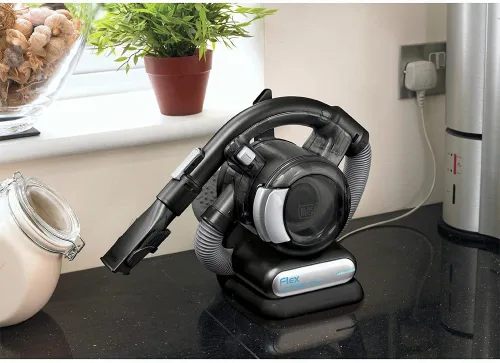 Vista 7 de BLACK+DECKER, BDH2020FLFH MAX, aspiradora flexible de litio de 20 V, con palo para aspirar y cabezal para piso y cepillo para polvo y pelo