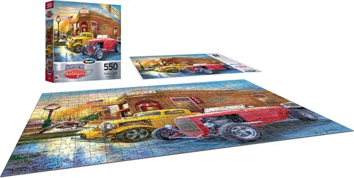 Vista 6 de RoseArt - American Nostalgia - American Grill - Rompecabezas de 550 piezas para adultos