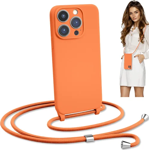 Vista 11 de Blaspins Funda de correa cruzada con cordón para iPhone 13 Mini, cuello cruzado, soporte ajustable extraíble, protección contra caídas a prueba