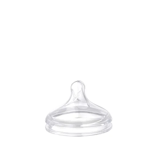 Vista 2 de Lifefactory Etapa 3 (6+ meses) pezón de silicona de cuello ancho, paquete de 1, transparente, LG8636
