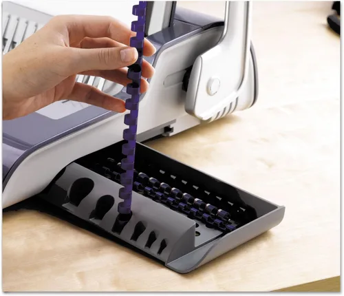 Vista 6 de Fellowes Máquina de encuadernación Quasar+ Peine Binding (5227201), 5.1" x 18.1" x 15.4