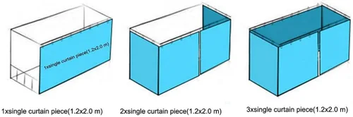 Vista 3 de Cortinas de litera para dormitorio de estudiantes, cortina de cama opaca a prueba de polvo, mosquiteras, litera, tienda de campaña para literas