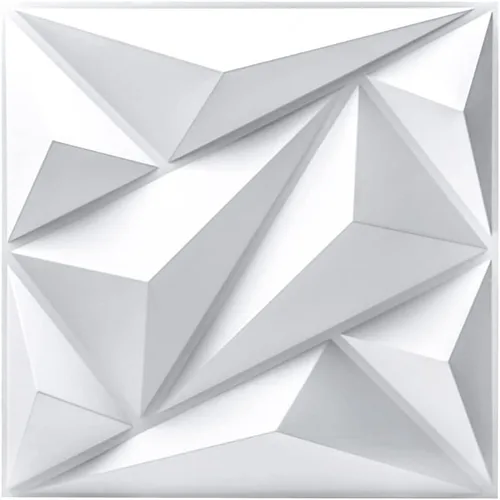 Vista 10 de Art3dwallpanels Panel de pared de PVC 3D diamante para decoración de pared interior, panel de PVC para decoración de pared, paneles de pared
