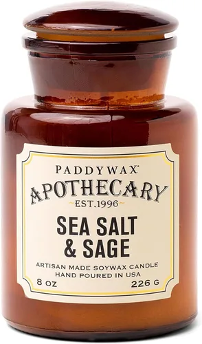 Vista 14 de Paddywax Artisan Apothecary - Vela perfumada con tapa en tarro de vidrio reutilizable, vela de soja de combustión limpia con aproximadamente 54