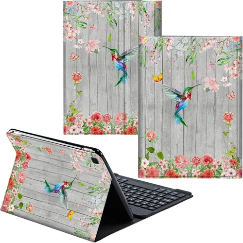 Vista 8 de Funda para Samsung Galaxy Tab S6 Lite 2022/2020 Teclado inalámbrico desmontable y cubierta de cuero PU Funda protectora para Samsung Galaxy Tab S6