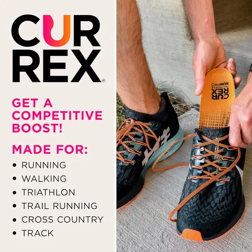 Vista 4 de Plantillas Currex Runpro para zapatos de correr – Insertos de soporte de arco para ayudar a prevenir lesiones y mejorar el rendimiento – Para